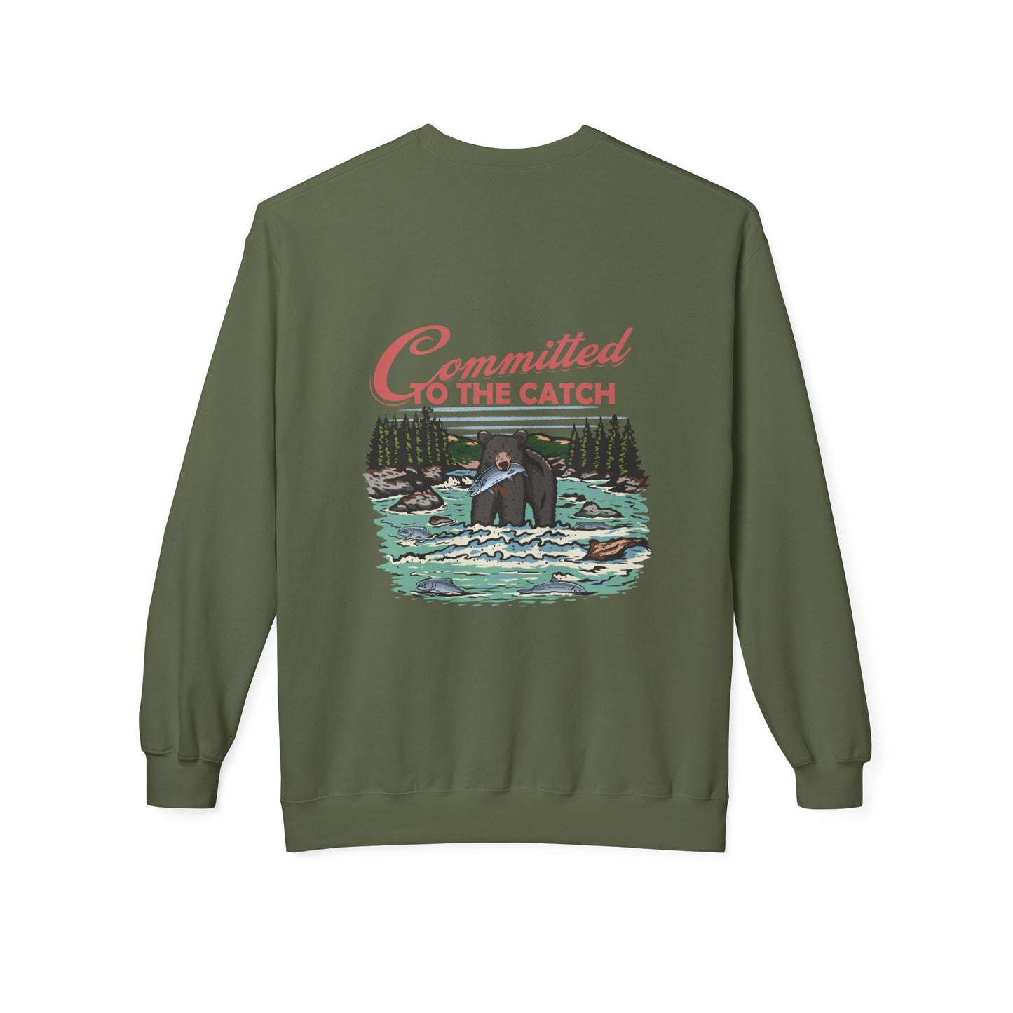 Committed To The Catch Crewneck