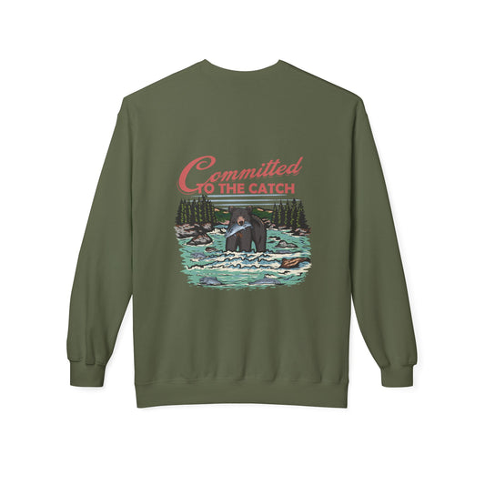 Committed To The Catch Crewneck